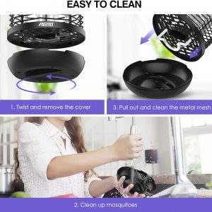 Lampe anti-moustique 18W, haute tension 4000V, tue les moustiques, les mouches, les mites, pour la maison - Aerb – Image 2