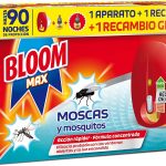 Insecticide (anti moustiques et mouches) électrique liquide rechargeable (Pack de 2) Bloom Max