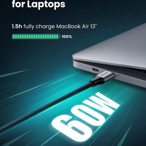 Câble (1M) USB C vers USB C PD Charge Rapide 60W Nylon Tressé - UGREEN – Image 3