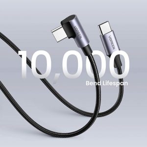 Câble usb-c vers usb-c 90 degré 0,5m - UGREEN – Image 2
