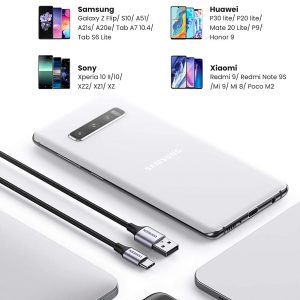 Câble usb-c vers usb-a 2.0 (1 mètre) charge rapide en nylon tressé - UGREEN – Image 5