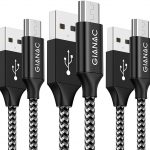 Cable micro USB GIANAC – paquet de 3