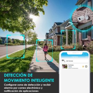 Caméra de surveillance extérieure avec boîtier en métal, caméra de sécurité WiFi 1080P - ieGeek – Image 7