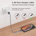 Câble de chargeur pour iPhone GIANAC, paquet de 3 [0.5M 1M 2M] – 2 – 3