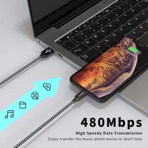 Câble de chargeur pour iPhone, paquet de 3 [0.5M 1M 2M] - GIANAC – Image 2