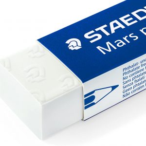 Gomme blanche, boîte de 20 unités - Staedtler Mars Plastic 526 50 – Image 3