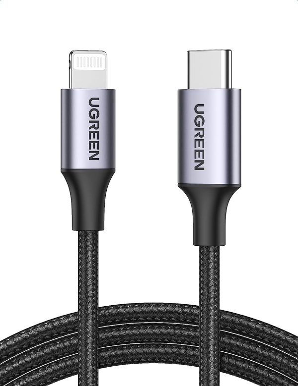 Câble Lightning vers USB C MFi Certifié Nylon Tressé (1M) - UGREEN