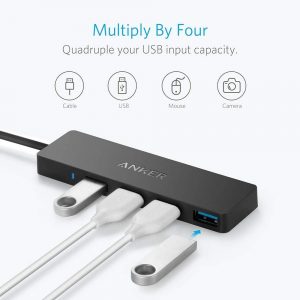 Adaptateur (Hub) 4 ports USB 3.0 ultra mince - Anker – Image 7