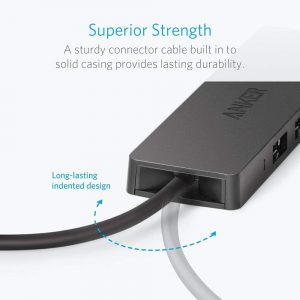 Adaptateur (Hub) 4 ports USB 3.0 ultra mince - Anker – Image 5