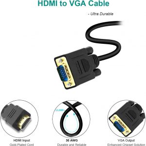 Câble BENFEI HDMI vers VGA - Benfei – Image 3
