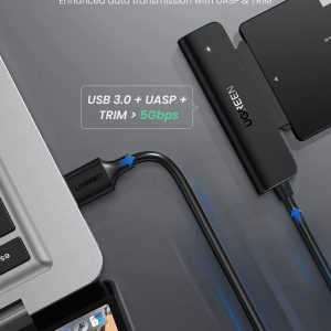 Câble pour disque dur SATA HDD SDD 2,5 vers USB 3.0 avec UASP - UGREEN – Image 2