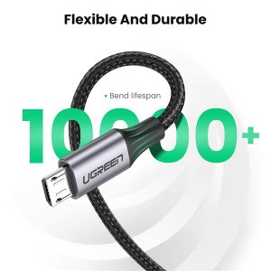 Cable micro USB Paquet de 2 câbles micro USB UGREEN – Image 4