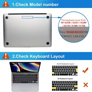 Coque pour MacBook Pro 2020-2016 13 pouces M1 - EooCoo – Image 3