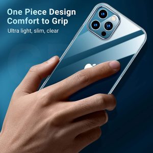 Coque antichoc de protection pour iPhone 12/12 Pro avec bord souple transparent slim limpide - Torras – Image 5