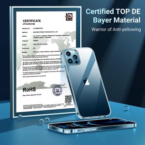 Coque antichoc de protection pour iPhone 12/12 Pro avec bord souple transparent slim limpide - Torras – Image 6