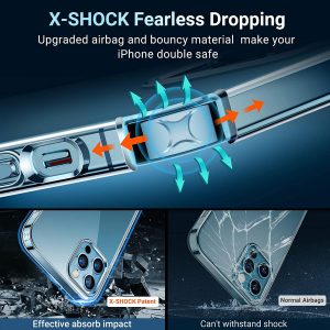 Coque antichoc de protection pour iPhone 12/12 Pro avec bord souple transparent slim limpide - Torras – Image 7