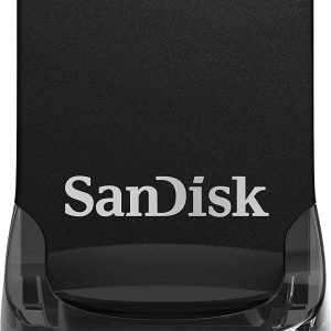 Clé usb 3.1 64 Go, Mémoire flash avec jusqu’à 130 Mo/s de vitesse de lecture, Noir traditionnel - SanDisk Ultra Fit. – Image 6