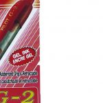 Pilot G2 BL-G2-7-BLot de 12 Stylo à bille Pointe moyenne 0.7 rétractable Encre gel Rouge Corps plastique avec grip caoutchouc 2