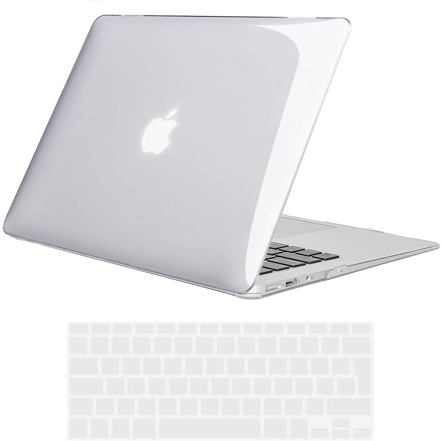 2010-2017 RKINC Coque compatible avec MacBook Air 13 2010-2017 Release A1369 A1466 Ultra fine et lisse En plastique rigide pour Air 13 Transparent A1369 A1466 