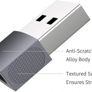 Pack de 2 adaptateur  USB-C Femelle vers USB Mâle 2.0 - nonda – Image 2