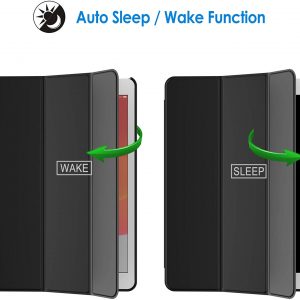 Étui de protection pour iPad 8/7 (10,2 pouces, modèle 2020/2019, 8e/7e génération), étui avec veille automatique/réveil (bleu marine) - JETech – Image 7