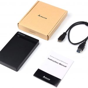 Boîtier de disques durs SSD HDD 2,5", SATA et SSD 9,5 mm 7 mm 2,5" avec câble usb 3.0, aucun outil requis - SALCAR – Image 4