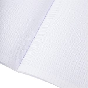 Cahier 192 pages grands carreaux - Grand format - Brochure dos toilé - 24x32 cm - Papier blanc 90 g - Couverture carte pelliculée couleur aléatoire - Clairefontaine – Image 2