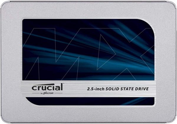 Crucial 500Go CT500MX500SSD1 SSD interne MX500-jusqu’à 560 Mo par seconde (3D NAND, SATA, 2,5 pouces)