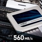 Crucial 500Go CT500MX500SSD1 SSD interne MX500-jusqu’à 560 Mo par seconde (3D NAND, SATA, 2,5 pouces)4