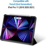JETech Coque iPad Pro 11 (compatibe avec-Apple Pencil 2 eme génération) – Noire