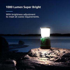Lampe camping puissante 1000Lm dimmable, Lanterne LED Rechargeable LE, Torche 360° eclairage 3 modes, Etanche portable suspendue - LE Lighting EVER – Image 2