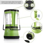 LE Lighting EVER Lampe Camping Rechargeable, Lanterne LED 600lm avec 2 Mini Lampe Torche Détachable, Lampe de Camping LED pour Camping, Bricolage, Travaux, Chasse, Tente, avec Câble USB3