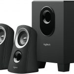 Logitech Z313 Système de Haut-Parleurs 2.1 avec Subwoofer, Son Riche, 50W en Puissance, Basses Puissantes, Entrée Audio 3,5 mm, Prise EU, France, PC, PS4, Xbox, TV, Smartphone, Tablette, Lecteur2