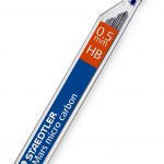 STAEDTLER Recharges de mines pour crayons Mars Micro Carbon 250 0.5mm 2B – Emballage de 6 tubes (72 dérivations) 2B3