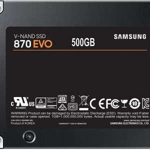 Disque SSD interne 2,5’’ haute vitesse, 500 Go - Pour les gamers et professionnels - Samsung SSD 870 EVO MZ-77E500B/EU – Image 10