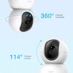 TP-Link Caméra Surveillance WiFi (Tapo C200), camera ip 1080P avec Vision Nocturne Détection de Mouvement, Caméra Bébé avec Audio Bidirectionnel Pan Tilt3