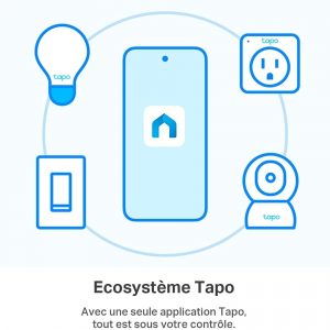 TP-Link Caméra Surveillance WiFi (Tapo C200), camera ip 1080P avec Vision Nocturne Détection de Mouvement, Caméra Bébé avec Audio Bidirectionnel Pan/Tilt – Image 9