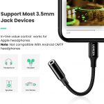 UGREEN Adaptateur Lightning vers Jack 3,5mm Certification MFI Adaptateur Casques Jack iPhone Compatible avec iPhone 12 Pro Max Mini iPhone Se 11 Pro Max…2