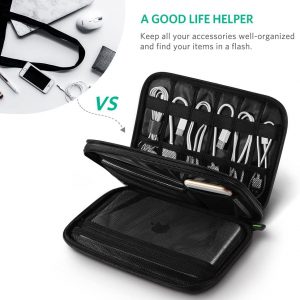 Sac de rangement accessoires électronique antichoc câbles organisateur Anti Humide pour , Disque Dur, Batterie Externe, Clés USB.... - UGREEN – Image 2