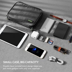 Sac de rangement accessoires électronique antichoc câbles organisateur Anti Humide pour , Disque Dur, Batterie Externe, Clés USB.... - UGREEN – Image 3