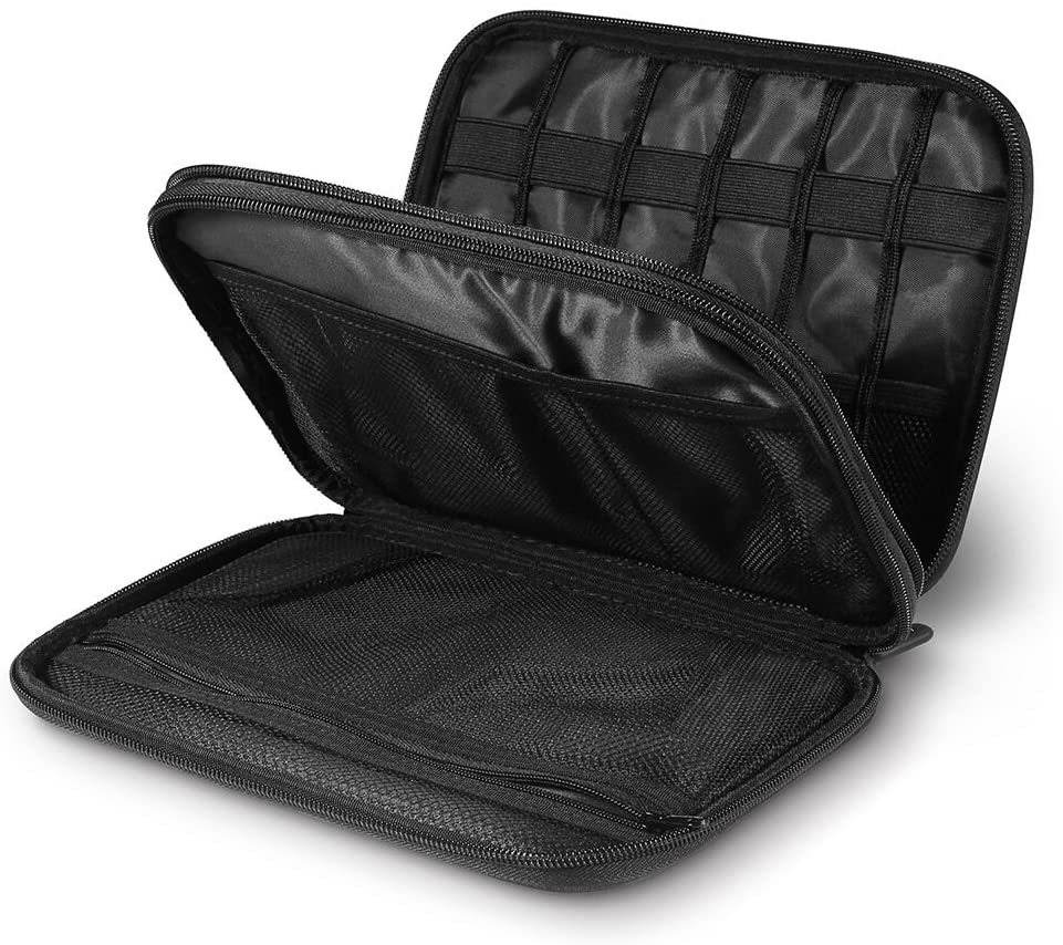 Sac De Rangement BUBM Pour Câbles Et Accessoires Électroniques - Taille Medium, Noir - 7