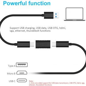 Pack de 3 adaptateur usb-c femelle vers usb-c femelle 3.1 Gen2 - Aceyoon – Image 3