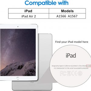 Étui de protection pour iPad Air 2, Housse Coque avec Support Fonction et Veille/Réveil Automatique - JETech – Image 5