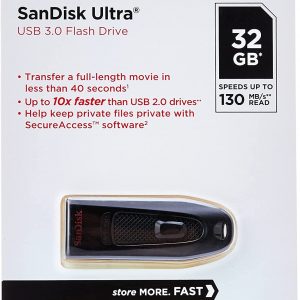 Clé usb 32 Go, 3.0 - SanDisk Ultra. – Image 2