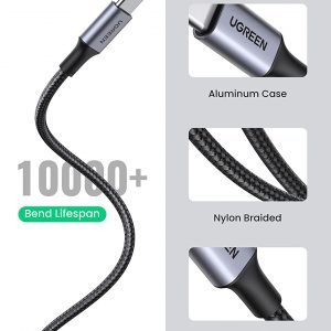Câble usb-c vers usb-a 2.0 (3 mètre) charge rapide en nylon tressé - UGREEN – Image 5