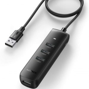 Hub USB 3.0 4 Ports USB Multi Super Vitesse 5Gbps avec Port Alimentation Micro USB et Câble Étendu 1M - UGREEN – Image 8