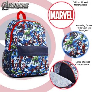 Sac à dos pour enfants Marvel Avengers Captain America Iron Man Hulk et Thor. – Image 4