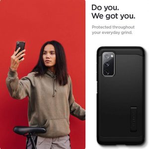 Étui compatible avec Samsung Galaxy S20 FE - Noir - Spigen Tough Armor – Image 3