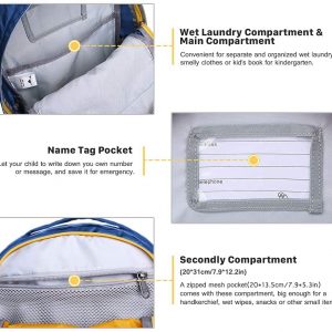 Sac à dos pour enfants (garçon et fille) Cartable léger pour  bleu - MOUNTAINTOP – Image 6