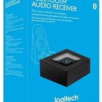 Logitech Récepteur Audio sans Fil, Adaptateur Bluetooth pour PC, Mac, Smartphone, Tablette, Récepteur AV, Sorties 3,5mm et RCA pour Hauts-Parleurs, Couplage Simple, Multidispositifs, Prise UK